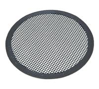 ILSA Set 2 Tapis de Protection pour Plaque à Induction, Bords Renforcés, Rond, Diamètre 22 cm, Noir