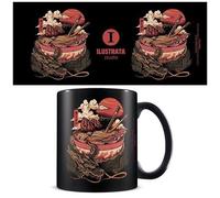 ILUSTRATA DRAGON RAMEN BLACK MUG G