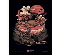 Ilustrata Dragons Ramen Framed 30x40