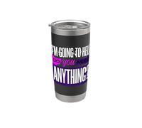 I'm Going To Hell Do You Need Anything Sarcasme Sombre ||- Gobelet isotherme en acier inoxydable double paroi