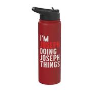 I'm Joseph Doing Joseph Things Prénom Joseph Stainless Steel Insulated Water Bottle
