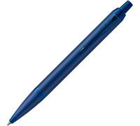 Im Monochrome Ballpoint Pen, Blue Ink, Blue Edges & Finishes, Medium Point, Gift Box