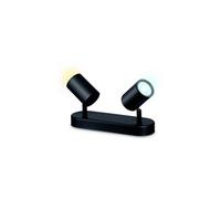 Imageo Spots Connectée 2x5w Blanc Variable Noir