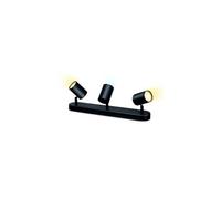 Wiz Spots LED IMAGEO 3x5W 2700–6500K compatibles avec Alexa, Google Assistant et Apple HomeKit Noir