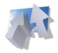 imaggge.com 12 flèches - Gris Clair - Autocollants de signalisation et d'orientation - Intérieur et extérieur - Directions, Parcours fléché, indications