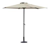 Imagin Parasol droit rond aluminium - Écru