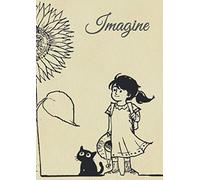 Imagine...: CARNET DE DESSIN FORMAT A3 COUVERTURE FANTAISIE, Cahier dessin reliure brochée; cahier pratique pour croquis papier matériel dessin avec ... à crayon Stylo aquarelle d'art, 100 pages.
