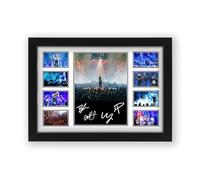Imagine Dragons Poster imprimé - Autographe en édition limitée Cadeau pour les fans - Marchandises souvenirs de collection (encadré A3 (30 x 40 cm)