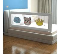 IMBABY - parc pour bébé, clôture de lit relevable, parc Portable, espace de jeu pour enfants, barrière sur Rail de berceau, clôture de haute qualité pour enfants 1pcs grey 2.2
