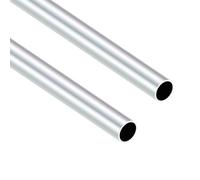 iMeistek Lot de 2 tubes ronds en aluminium 6063-18 mm de diamètre extérieur, 16 mm de diamètre intérieur x 400 mm de long - Tubes en aluminium sans couture pour modélisme DIY