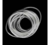 iMeistek Tuyau en plastique transparent de 3 mm x 5 mm de diamètre extérieur - 6 m de long - Tuyau flexible en vinyle PVC de qualité alimentaire pour transfert d'huile, d'eau et d'air