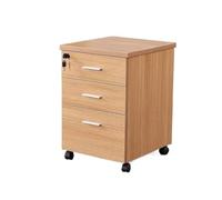 IMEITE Armoire de Rangement pour Bureau Armoire de Rangement Moderne Mobile sur Pied en Bois Massif, Armoire Basse à tiroirs, adaptée au Bureau et la Salle d'étude Classeur Vertical(B)