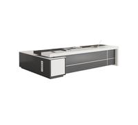 IMEITE Bureau d'angle Bureau De Direction Moderne, PDG, Mobilier for Manager, Table Créative Bureau D’Ordinateur