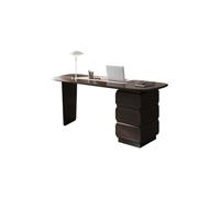 IMEITE Bureau d'angle Bureau d'étude de Style rétro avec Armoire Rangement, Bureau d'écriture Moderne, Patron, Consultation médicale et esthétique Bureau D’Ordinateur(180x70x75cm)