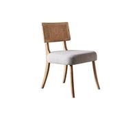 IMEITE Réunion Chaise de Salle à Manger en Bois avec Dossier for la Maison, Chaise Loisirs for Restaurant, Salon rotin Simple Chaise de Chambre(B)