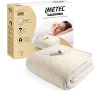 Imetec 16799 couverture et coussin chauffant Couverture chauffante 55 W Blanc Laine