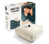 Imetec Adapto Plus Lana-Merino Sing Chauffe-lit électrique 150 W Naturel Laine, Polyester