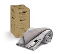 Imetec ChaudoPlaid Adapto Camping, Couverture électrique idéale pour Camping-Car, Caravane, Tente, 160 x 120 cm, Basse consommation, Technologie adaptée, sûre, Chauffage Rapide, 6 températures,