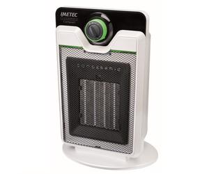 Imetec Compact Intérieure Noir, Blanc 2000 W Chauffage de ventilateur électrique