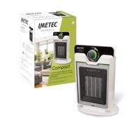 Imetec Eco Ceramic CFH1-100 Radiateur Soufflant avec Technologie Céramique à Faible Consommation d'Énergie, Silencieux, 3 Niveaux de Température, Thermostat d'Ambiance