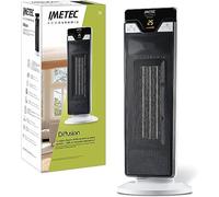 Imetec Chauffe-ventilateur Eco Ceramic CFH2-100 2200 W 6 niveaux Minuterie 24h Noir/Blanc