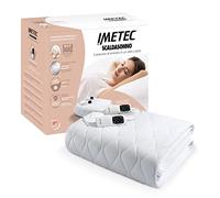 Imetec Surmatelas Chauffant 2 Places Adapto Maxi, 195x165 cm - 6 Températures, Tissu Matelassé Hypoallergénique, Chauffage Rapide, Température Constante, Personnalisée