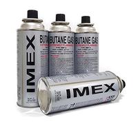 IMEX 227 g MSF-1a Cartouches de gaz - Gaz Butane de Haute qualité pour Le Camping et Les activités de Plein air (4 pièces)