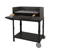 Imex 71532 The Fox Barbecue avec Grille en Acier Inoxydable Noir 50 x 40 x 100 cm