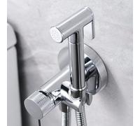 IMEX - Douche Bidet Eau Froide et Chaude Couleur Chromé | Robinet Bidet Encastré pour WC | Douche Hygiénique Monocommande pour Toilettes | Robinetterie Substitut de Bidet | Série Line