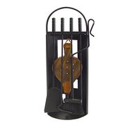 Imex el Zorro 10026 Jeu de Cheminée Arch-Plaque Noir utile 68 x 23 x 14 cm
