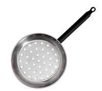 Imex El Zorro 63122 Poêle à châtaignes, émaillée, Gris, 28 cm