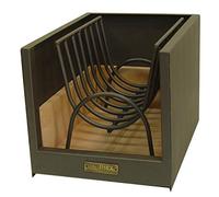 Imex El Zorro 71485-Tiroir à bois avec brique réfractaire 33 x 45 x 32 cm Barbecue à bois et charbon de bois noir
