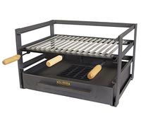 Imex El Zorro - Tiroir Barbecue avec Grille Inoxydable | 72 x 41 x 35 cm | Design Robuste et Compact pour barbecues en Plein air