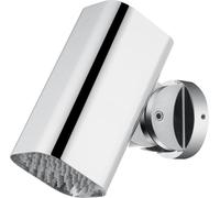 IMEX - Pommeau de douche effet pluie basculant 8° à 48º chromé | Pulvérisateur carré type spot anticalcaire avec connexion 1/2" | Fabriqué en acier inoxydable S.304 | Pièce de rechange originale IMEX