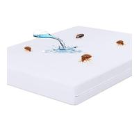 IMFAA Housse entièrement zippée anti-insectes, hypoallergénique et entièrement imperméable pour lit super king size avec fermeture éclair (Super King Size (182 x 200 + 40 cm)