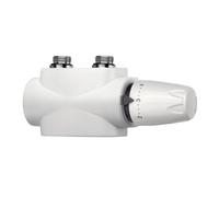 Heimeier Kit thermostatique Multilux 4 9690-27.000 Blanc RAL 9016 avec tête thermostatique DX