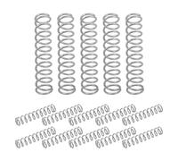 IMIKEYA 15 Pièces Ressorts Hélicoïdaux en Acier Inoxydable pour Casse-Noisette, Kit de Fixation Argenté, Compatibles Mécanismes D'ouverture, pour Réparations DIY et Réunions Familiales