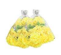 IMIKEYA 2 Pièces Bouquet de Sacrifice Faux Hortensia Fausse Fleur de kiku cimetiere Decoration Fleur en Soie décor Fleurs artificielles Faux chrysanthème Fleurs artificielles