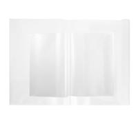 IMIKEYA 20 Pièces Couverture de Protection pour Livres, Film pour Livre, Pp Transparent, Réutilisable et Effaçable, pour Documents et Dossiers, pour École et Bureau, Étudiants et Hommes
