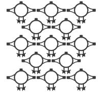 IMIKEYA 20 Pièces Isolateur 32mm Clôture en Électrique Plastique pour Technique à Noir, Résistant Corrosion, Compatible Intermédiaires de Poteaux pour Usage Extérieur