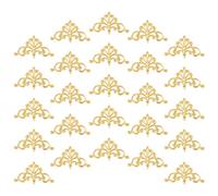 IMIKEYA 200 Pièces Applique de Meuble en Métal Doré, Lot de Tiroirs et | Décor Ajouré Vintage, Pose Facile, Résistance à L’usure, Cuisine et Mobilier