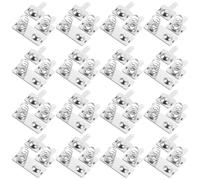 IMIKEYA 30 Ensembles Kit de Ressorts pour Boîtier de Pile AAA en Métal Argenté, Compatibilité Polyvalente Perte D'énergie, pour Gadgets et Jouets Électroniques