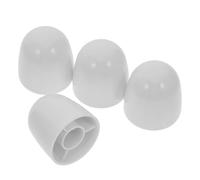 IMIKEYA 4 Pièces Capuchon de Boulon de Toilette pour Salle de Bain, Blanc, | Cache-vis pour Boulons au Sol, Installation Simple, Nettoyage Facile, Lot de Set de Pièces