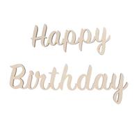 IMIKEYA 5 Ensembles Joyeux Anniversaire Découpes Décoration Murale Déco Joyeux Anniversaire Décor De Fête D'anniversaire Stickers Muraux Joyeux Anniversaire Décalcomanies De Lettre En Bois