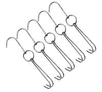 IMIKEYA 5pièces De Viande Inoxydable De Doubles Pour Suspendre Poulet Canard Bacon Et Saucisses Outils Polyvalents Pour Fumoir Et Cuisine