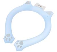 IMIKEYA Anneau Rafraîchissant Cou 18°C Bleu Tube Refroidissant Réutilisable Poche de Glace Légère et Compacte pour Soulagement Thermique Été Usage Extérieur et Intérieur Accessoire