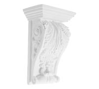 IMIKEYA Applique Décorative en Pu Blanc de Style Européen, Légère et Élégante, pour Décoration de Salon ou Bureau, Moulure Sculptée Classique
