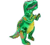 IMIKEYA Ballons Aluminium Lot de 2 Dinosaure Tyrannosaure Vert pour Décoration Intérieure et Fête D'anniversaire Garçon et Filles