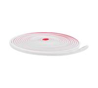IMIKEYA Bande D'étanchéité pour Porte et Fenêtre en Caoutchouc Blanc D'forme Isolant Thermique et Phonique Coupe-froid pour Maison Résistant Vent