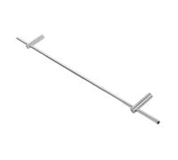 IMIKEYA Barrière de Sécurité pour Bouteilles, Garde-Corps de Cave à Vin en Acier Inoxydable 304, Poteaux Ronds, Trou 6mm, Argenté, pour Étagères de Refroidisseur à Vin, Garçon et Filles